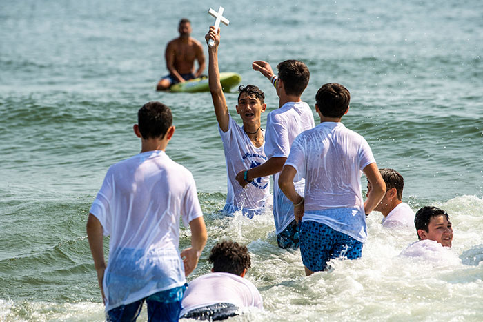 2022 Annual Blessing of the Waters or 'Cross-Dive' in the Metropolis of New Jersey