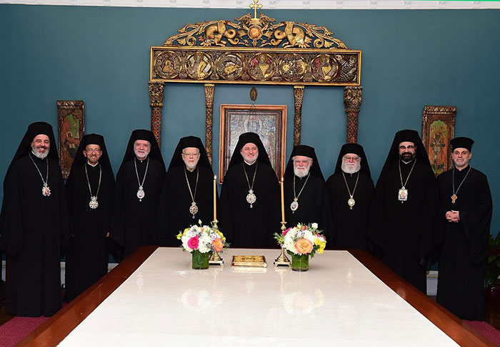 The current Holy Eparchial Synod of the Sacred Archdiocese of America